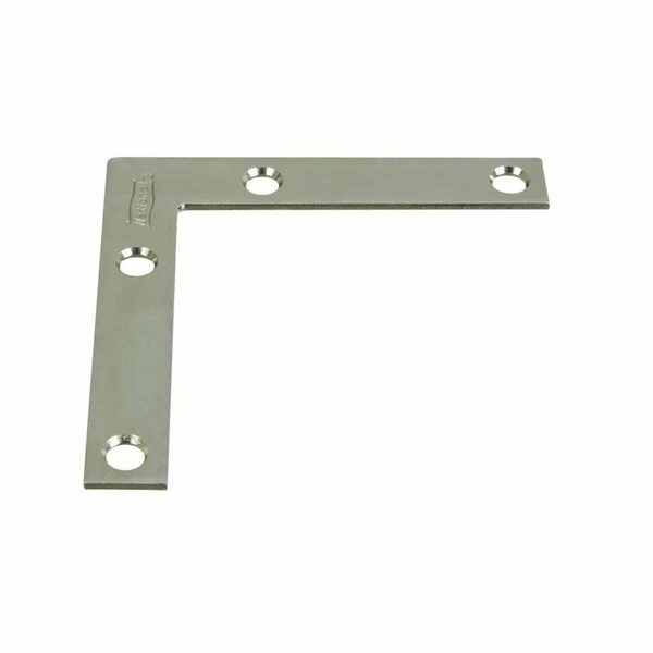 National & Spectrum 3 in. Zinc Corner Brace, 10PK 110282